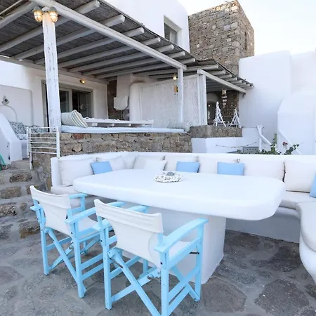 Magnificent Mykonos Nexus 2 Bedrooms Private Terrace With Jacuzzi Outdoor Dining Area & Bbq Apartment Kalafatis
